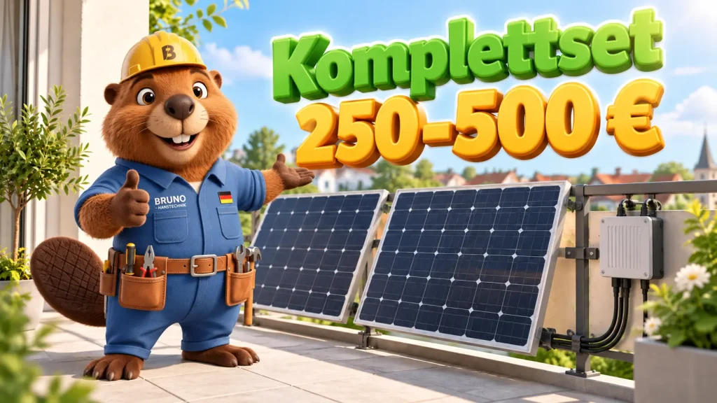 Ein Balkonkraftwerk für 199 Euro kann am Ende teurer werden als ein 349-Euro-Komplettset, wenn Halterung und Anschlussmaterial noch dazukommen.