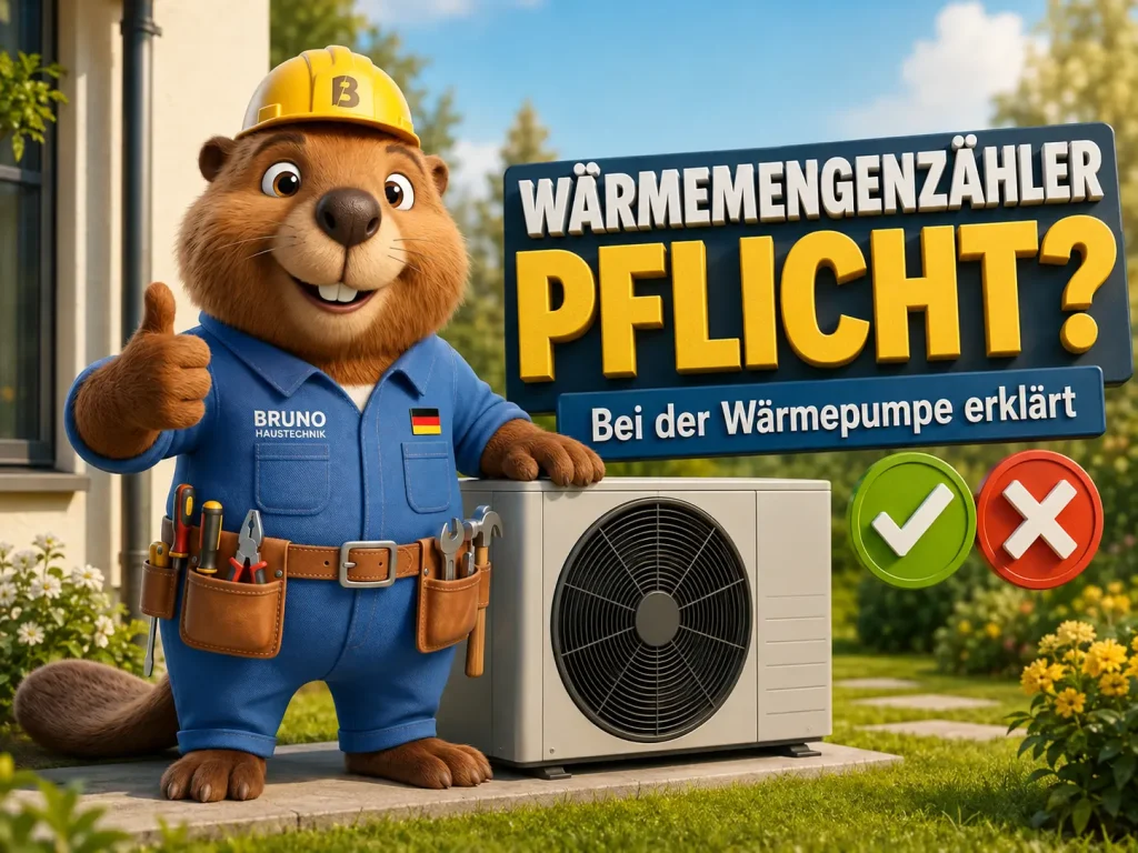Bruno erklärt, wann ein Wärmemengenzähler bei einer Wärmepumpe erforderlich ist.